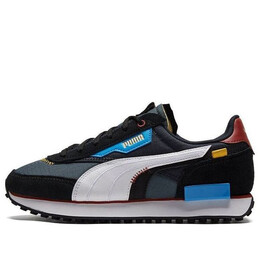 Кроссовки future rider 'displaced - dark slate' Puma, серый 383148-01 | gray/blue/white