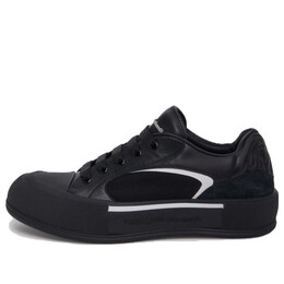 Кроссовки skate deck plimsoll shoes 'black white' Alexander McQueen, черный 777241w4ss31070 | black/white