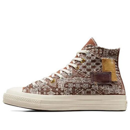 Кроссовки chuck taylor all-star 70 hi patchwork 'tawny owl' Converse, мультиколор a05205c | tawny owl/egret/eternal earth