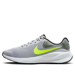 Кроссовки revolution 7 'wolf grey volt' Nike, серый fb2207-002 | wolf grey/smoke grey/black/volt