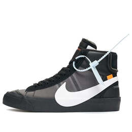 Кроссовки x off-white blazer mid 'grim reapers' Nike, черный aa3832-001 | black/white-cone