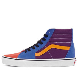 Кроссовки sk8-hi retro high top casual skate shoes yellow purple splicing 'yellow purple blue' Vans, желтый vn0a4bv616v | yellow/purple/blue