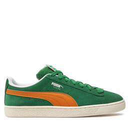 Кроссовки Puma Suede Patch 395388-01 Archive Green/Frosted Ivory, зеленый 263513 | verde