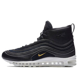 Кроссовки riccardo tisci x lab air max 97 mid Nike, черный 913314-001 | black/mtlc gold/anthracite/white