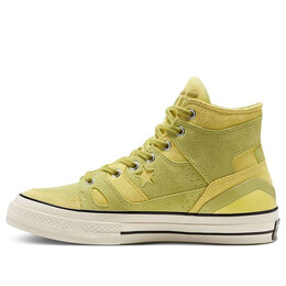 Кроссовки chuck 70 e260 high 'earth tone suede - green succulents' Converse, желтый 167764c | yellow