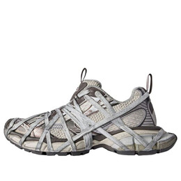 Кроссовки 3xl extreme lace sneakers 'brown grey beige mesh and polyurethane' Balenciaga, серый 778698w3xll2097 | grey/brown/beige/black