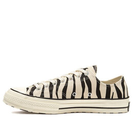 Кроссовки chuck 70 low 'archival zebra print' Converse, черный 167811c | black