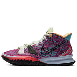 Кроссовки kyrie 7 ep 'creator' Nike, фуксия dc0589-601 | active fuchsia/black/ghost/multi-color