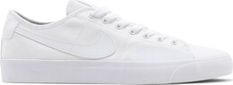 Кроссовки Nike Blazer Court SB 'Triple White', белый cv1658 102 | white