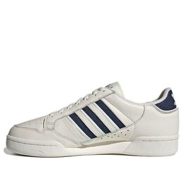 Кроссовки оригинальные континентальные 80 полосок Adidas, белый h05034 | creamwhite/blue