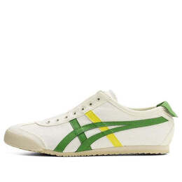 Кроссовки mexico 66 slip on Onitsuka Tiger, бежевый 1183a360-113 | cream/spinach green
