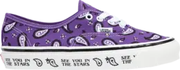 Кеды Vans Our Legends x Authentic 44 DX Mongoose - Purple Paisley, фиолетовый vn0a7q5cprp | purple