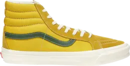 Кеды Vans OG Sk8-Hi LX Green Sulphur, желтый vn0a4bvbxem | yellow