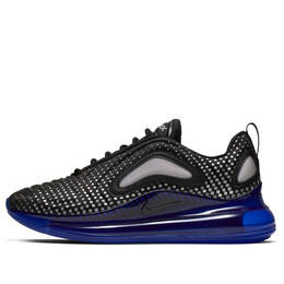 Кроссовки air max 720 'pixel black blue' Nike, черный ao2924-013 | black/black-racer blue-reflect silver