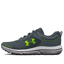 Кроссовки charged assert 10 'gravel lime surge' Under Armour, мультиколор 3026175-100 | gravel/lime surge
