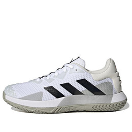 Кроссовки Adidas SoleMatch Control Tennis Shoes 'White Black Lucid Blue', белый hq8436 | cloud white / core black / lucid blue