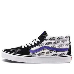 Кроссовки sk8-mid 'blur boards' Vans, черный vn0a3wm3t2n | black