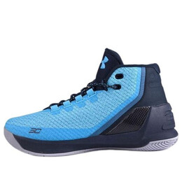Кроссовки curry 3 mid 'peacock blue' Under Armour, синий 1269279-458 | blue