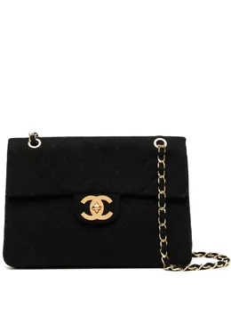 Chanel Pre-Owned: Чёрная сумка 