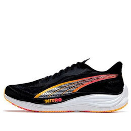Кроссовки velocity nitro 3 'black sun stream' Puma, черный 309701-01 | black/silver/sun stream