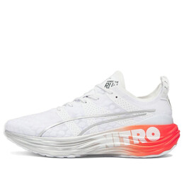 Кроссовки foreverrun nitro 'white cherry tomato' Puma, белый 380017-01 | white/silver/cherry tomato