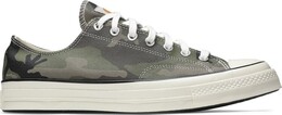 Кроссовки Converse Carhartt WIP x Chuck 70 Low Green Camo, зеленый 165559c | green