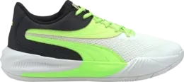 Кроссовки Puma Triple Basketball White Green Glare, белый 195217 10 | white