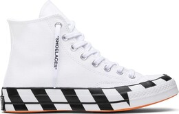 Кроссовки Converse Off-White x Chuck 70 White, белый 163862c | white