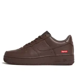 Кроссовки x supreme air force 1 low Nike, коричневый cu9225-200 | baroque brown