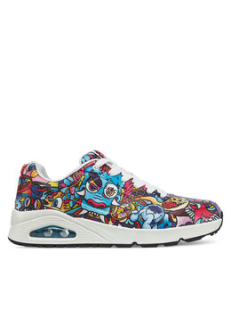 Кроссовки Uno - Color Doodle 183500/MLT Skechers, мультиколор uno - color doodle 183500/mlt | bunt