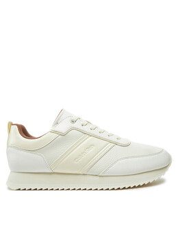 Кроссовки Calvin Klein Low Top Lace Up Logo Lth HM0HM01654, белый 0000304566967 | blanco