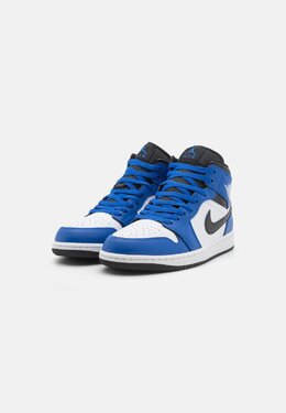 Высокие кроссовки AIR Jordan 1 Jordan, синий joc12o01n-k13 | game royal/black/white