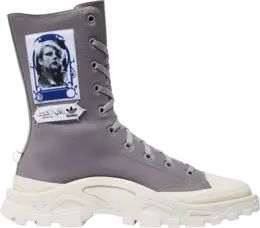 Кроссовки Adidas Raf Simons x Detroit Runner High 'Grey White', серый ee7942 | grey