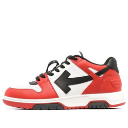 Кроссовки out of office low sneaker 'red white black' Off-White, красный omia189s23lea0012510 | red/white/black