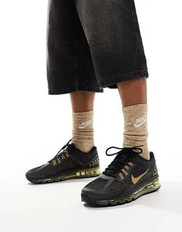 Кроссовки Air Max 2013 в черном и золотом цвете Nike 135764524 | black