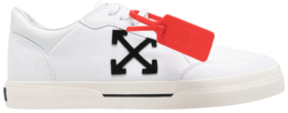 Кроссовки Off-White New Low Vulcanized 'White Black' 2024, белый omia293c99fab002 0110 | white black 2024