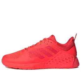 Кроссовки дропсет 2 Adidas, красный id4955 | solar red/bright red/shadow red