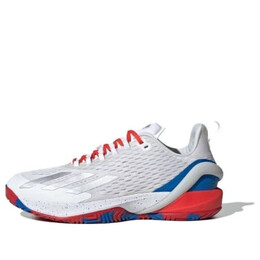 Кроссовки adizero cybersonic Adidas, белый ig9513 | cloud white/silver metallic/bright red