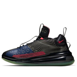 Кроссовки air max 720 waves d ms x Nike, синий bq4430-400 | blue void/red orbit-black-lab green