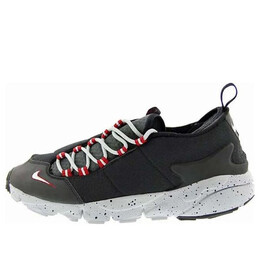 Кроссовки air footscape nm Nike, черный 852629-001 | black/wlf grey-dk gry-valiant red