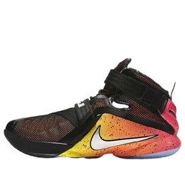 Кроссовки lebron soldier 9 lmtd ep 'blk' Nike, мультиколор 812571-098 | blk/mlt-clr-brght citrus-emb gl