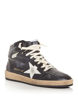 Мужские высокие кеды Golden Goose Sky Star, черный 4210243 | black/white