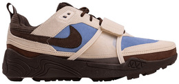 Кроссовки Nike Travis Scott x Zoom Field Jaxx 'Leche Blue', бежевый/синий/коричневый hq3072-400