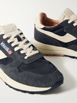 Кроссовки Reelwind Low из замши, телячьей шерсти и ракушки Autry, черный 1647597351307267 | black