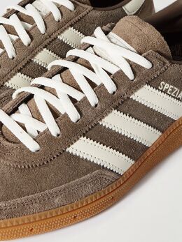 Кроссовки Handball Spezial из замши с кожаной отделкой Adidas, коричневый 1647597331841822 | brown