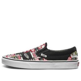 Кроссовки slip-on 'label mix' Vans, черный vn0a4bv3v9a | black