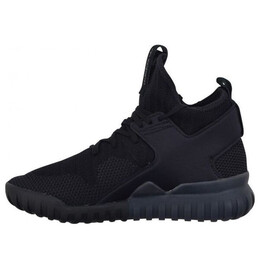 Кроссовки трубчатые x primeknit Adidas, черный s80132 | core black/dark grey