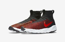 Nike Кроссовки Air Footscape Magista Flyknit 'Black Gym Red', черный 816560 002 | black gym red