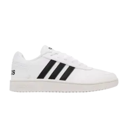 Adidas Кроссовки Hoops 2.0 'White Black', белый fy8629 | white black