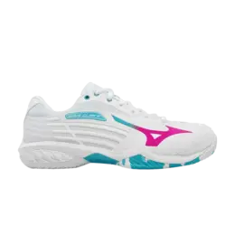 Mizuno Кроссовки Wave Claw 2 Wide 'White Fuchsia Blue', белый 71ga211060 | white fuchsia blue